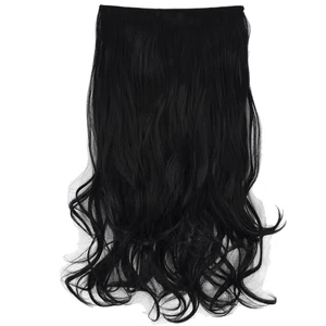 Синтетический термостойкий парик волокна 120gr волнистые 5 клипы на клип в наращивание волос 5002