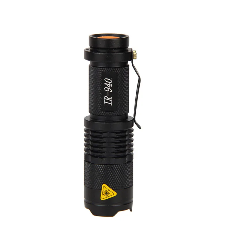 Открытый Портативный 940nm ИК-лампа 5 Вт Zoom инфракрасный свет для радиатора фонарик охотничий фонарь лампа Ночное видение подсветка для оружия