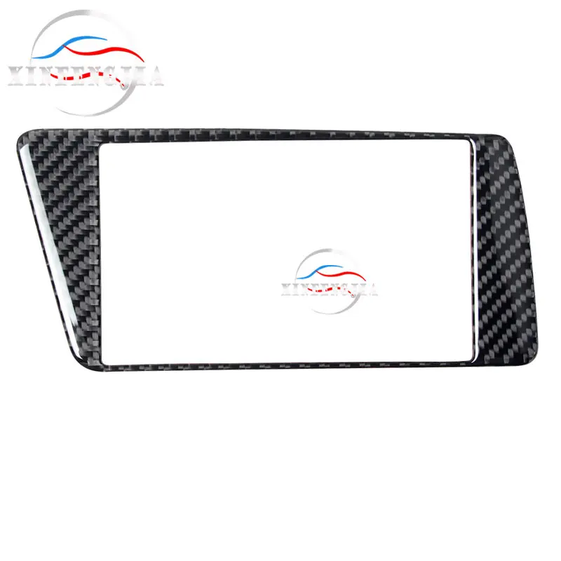 

For Audi Q5 09-17 Carbon Fiber Panel Center GPS Navigator Frame Trim Cover