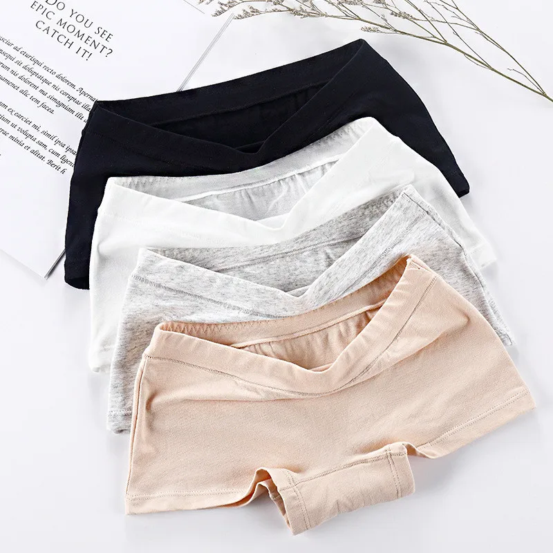 Женские Дышащие Короткие штаны 4 цвета Лидер продаж хлопковые бесшовные