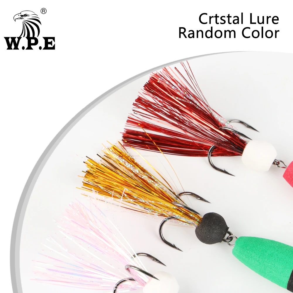 W.P.E New Fishing Lure 1pcs M Swim Bait Soft Lure High Density Foam Lure Fishing Tackle Multicolor Bass Artificial Lure Wobblers