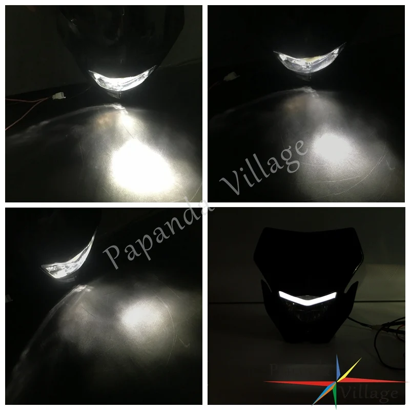 Обтекатель для мотоциклетной Фары H4 12 в 35 Вт Suzuki Honda Yamaha DRZ RM XR CRF XT EXC XCF XCW MX YZF WRF