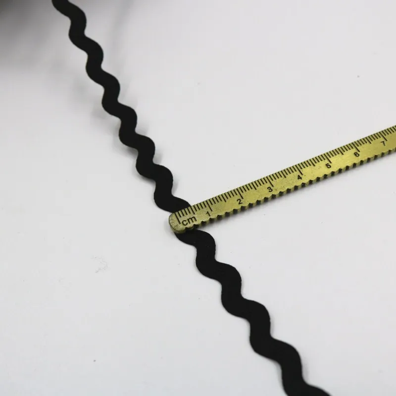 1 ярд новейшая кружевная ткань аппликация 0 5 см черный кружевной материал гипюр