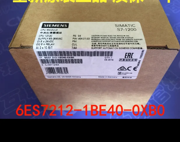 Новый SIEMENS 6ES7212 1BE40 0XB0 CPU1212C Бесплатная доставка|Автоматизация зданий| |