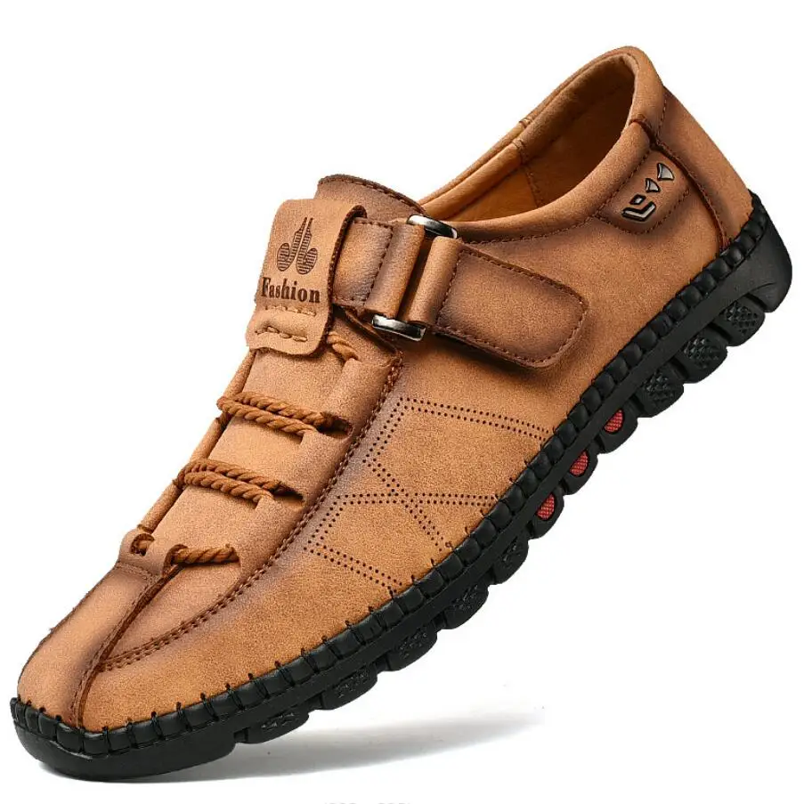 

Spring Autumn Men's Genuine Leather Breathable Shoes Men Wear-Resistant Outdoor Casual Shoes Zapatillas Hombre Calzado Hombre