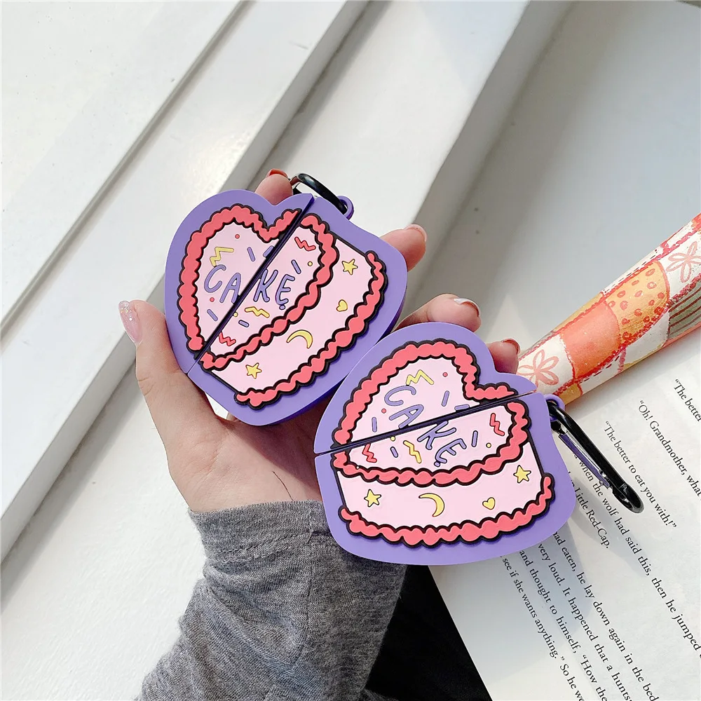 Силиконовый чехол для наушников My Little Pony Magic Apple Airpods радужное облако милый