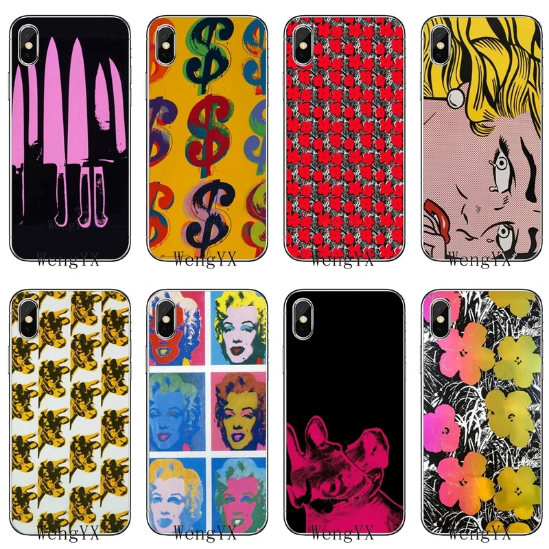 Andy warhol art Холст Корова для Xiaomi mi 9 8 SE Pro A1 A2 Lite 6 6X5 5S 5x note mi x 2s max 2 3 аксессуары чехол для телефона