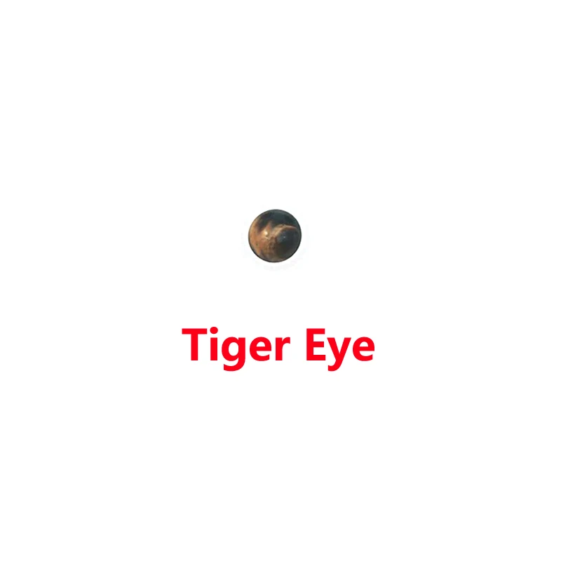 Tiger Eye 1 шт. ролик с натуральным драгоценным камнем 1 мл 2 мл 3 мл 5 мл ролик с эфирным маслом для духов на тонких стеклянных бутылках - Цвет: Tiger Eye
