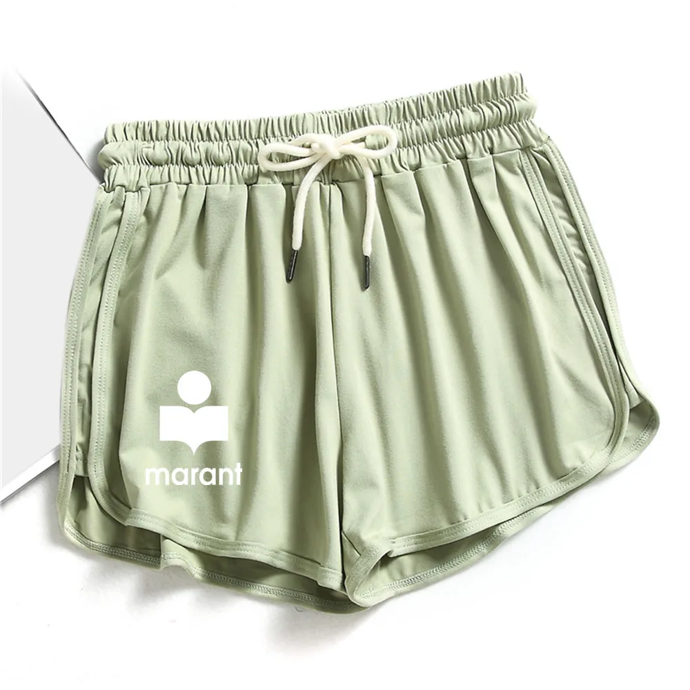 

New Summer Marant Women's Shorts Casual Jogging Running Shorts Women Fashion Streetwear Drawstring Elastic Waist Short Women