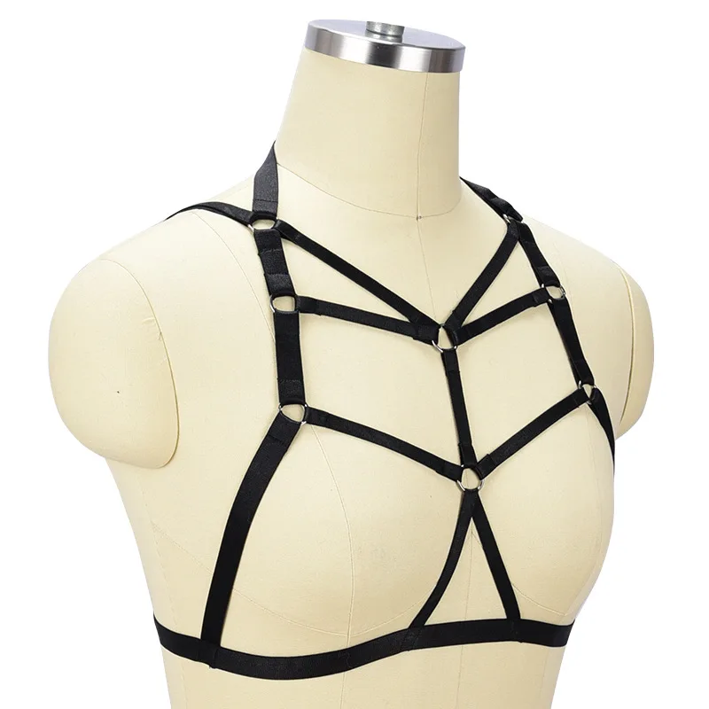 Roseheart клетка для тела жгут бюстгальтер эластичные женские сапоги черного цвета