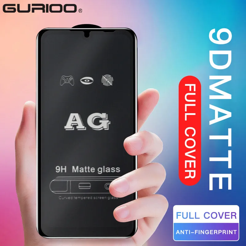 9D полностью матовое закаленное стекло для Xiaomi Redmi Note 6 7 8 K20 Pro Y3 Go S2 5Plus защитная