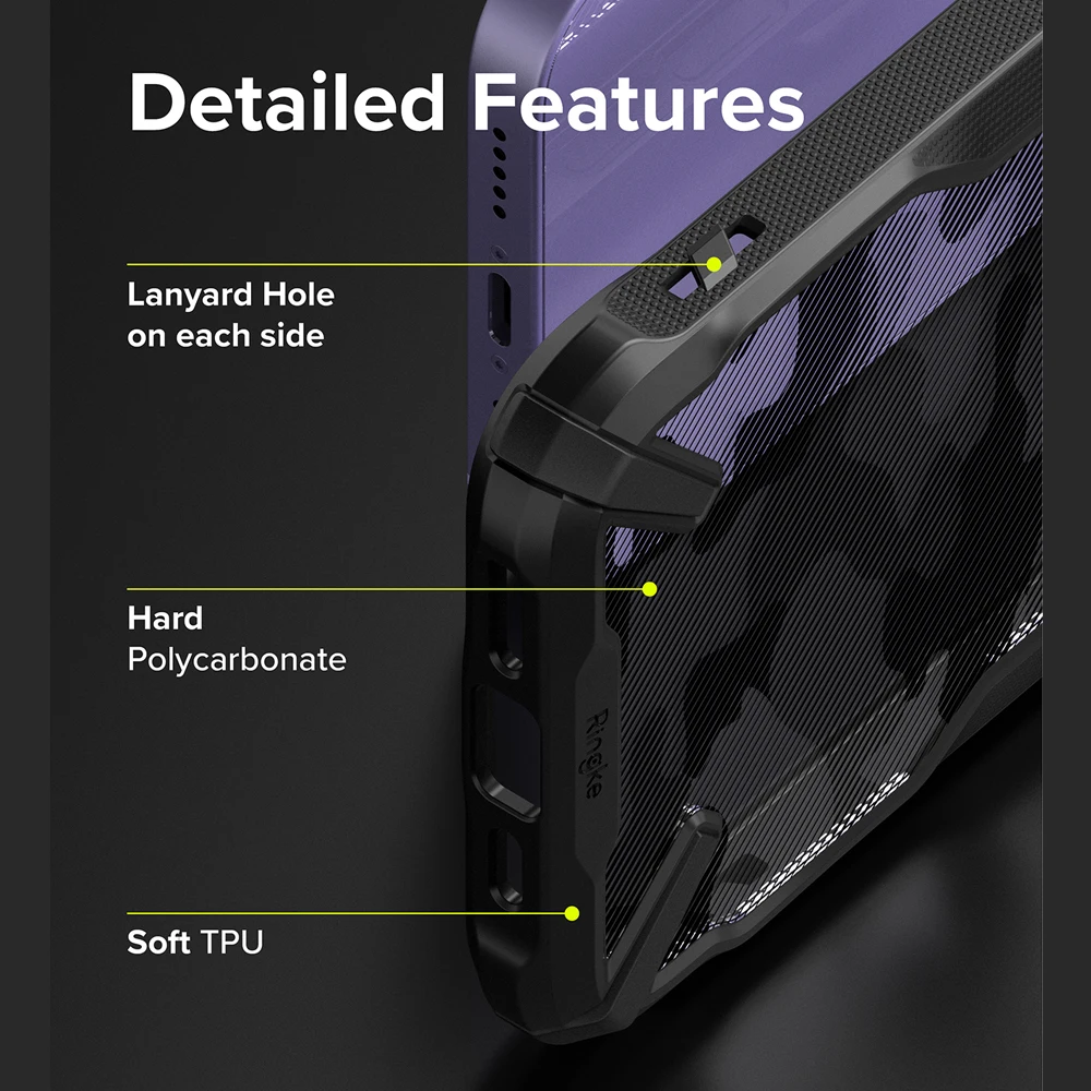 Ringke Fusion-X Case Compatible with iPhone 13  6.1 inch (2021) Camouflage Design Hard Back Shockproof  TPU Frame Cover