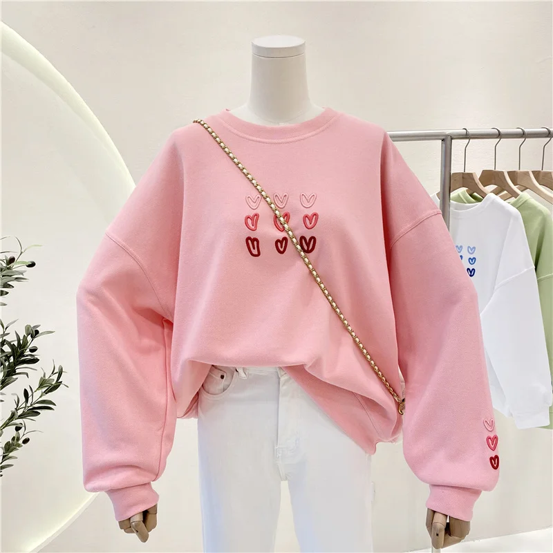 

Official Picture Real Price Thin Dongdaemun Loose-fitting Plus Size Pullover Kio