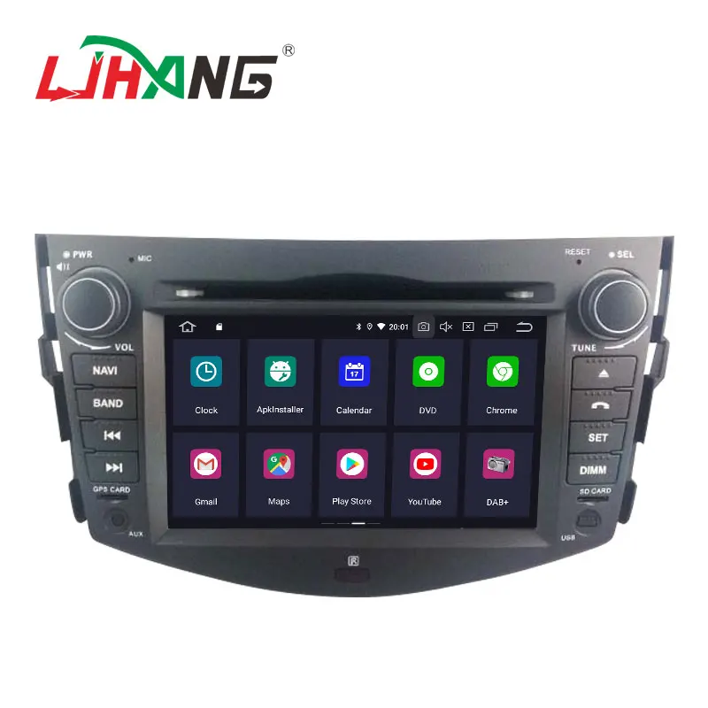 LJHANG Car DVD Player Android 10 For Toyota RAV4 Rav 4 2007-2011 WIFI Multimedia GPS Navigation 2Din Radio Video Stereo Auto | Автомобили