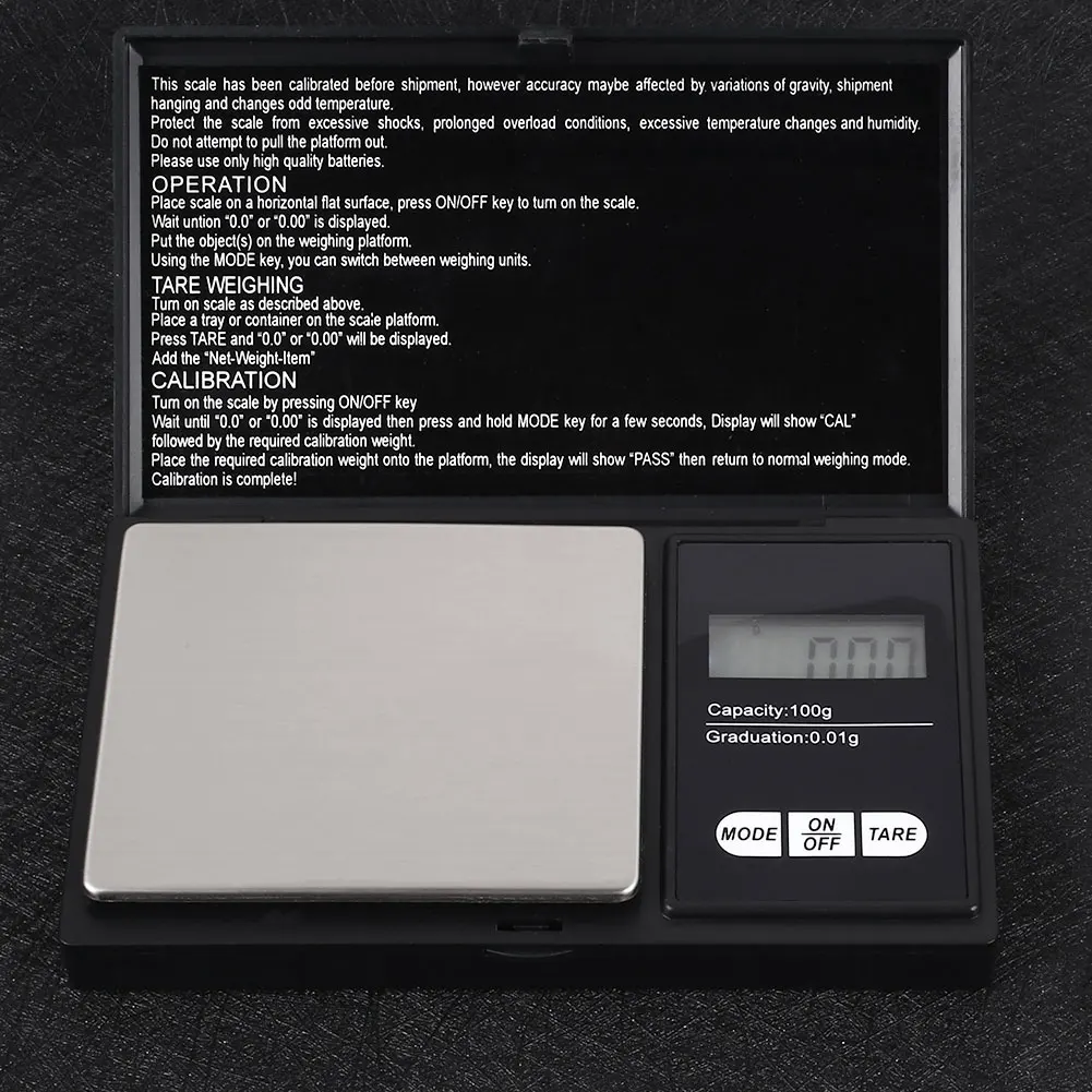 Портативные цифровые весы мини ювелирные подарок нержавеющая сталь платформа