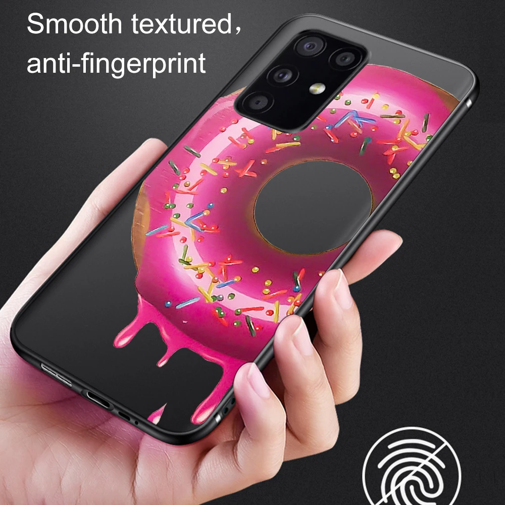 

Donuts Pizza For Samsung Galaxy S21 A51 S20 S10 S9 S8 Plus Ultra S10e A50 A71 A70 A20E A21S 41 NOTE 20 10 9 8 Plus Soft TPU Case