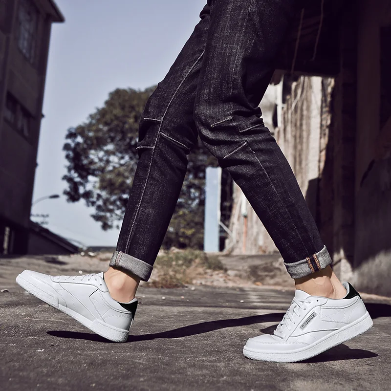 

Men Casual Shoes Sneakers Fashion Light Breathable Tenis Masculino Sneaker Leather Mens Hot Sale Zapatillas Hombre Zapatos Cuero