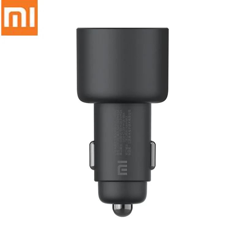 Автомобильное зарядное устройство Xiaomi 100 Вт 5 В 3 а с двумя usb портами для быстрой
