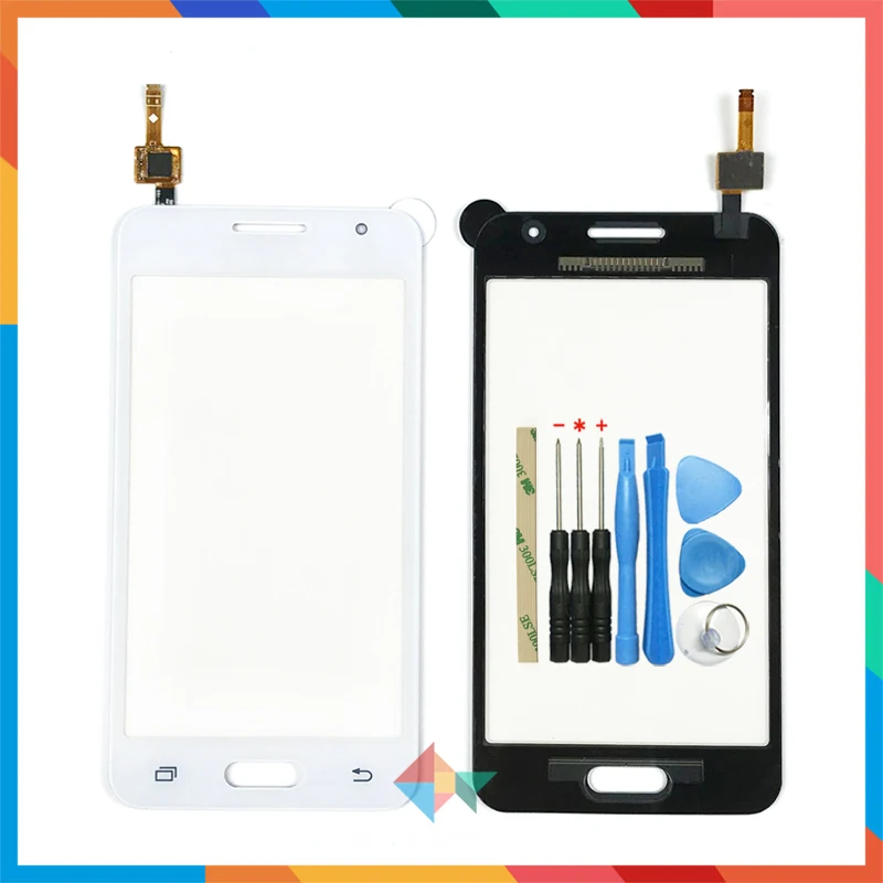 Высококачественный сенсорный экран 4 5 дюйма для Samsung Galaxy Core 2 G355h G355 дигитайзер Переднее стекло объектив