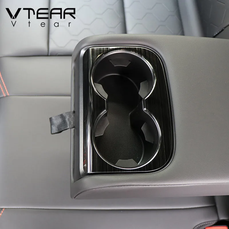 Vtear Автомобильная Рабочая крышка Хромированная Подставка отделка из нержавеющей