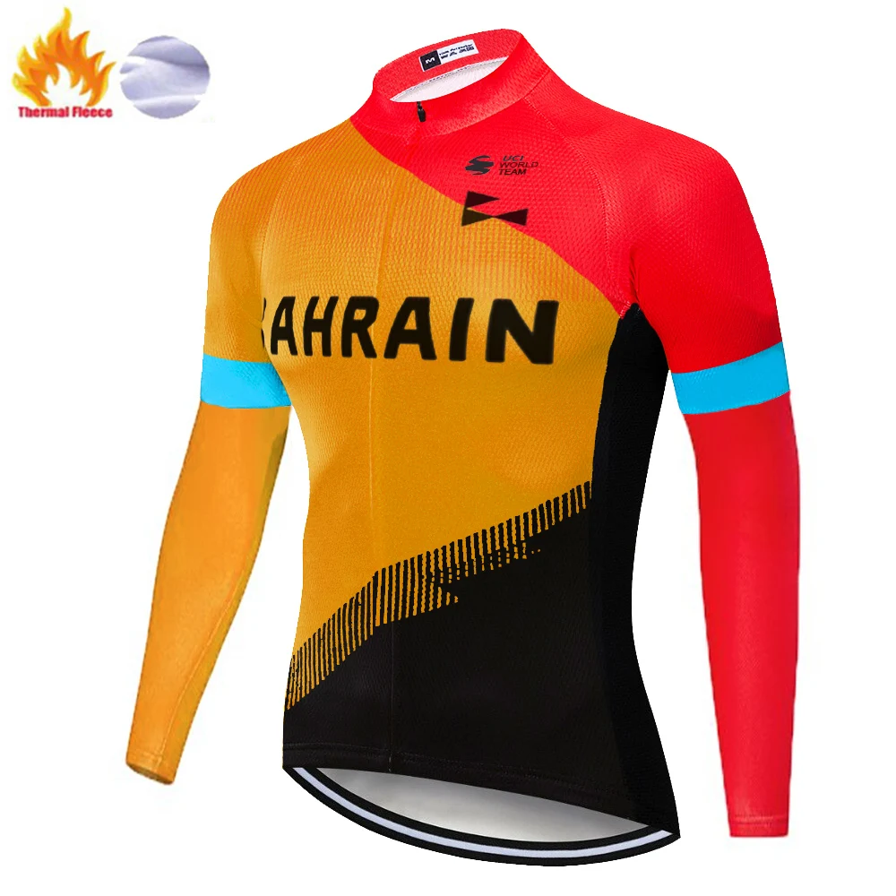 2021 профессиональная команда Бахрейна mclarening Велоспорт Джерси Зимняя Термальная