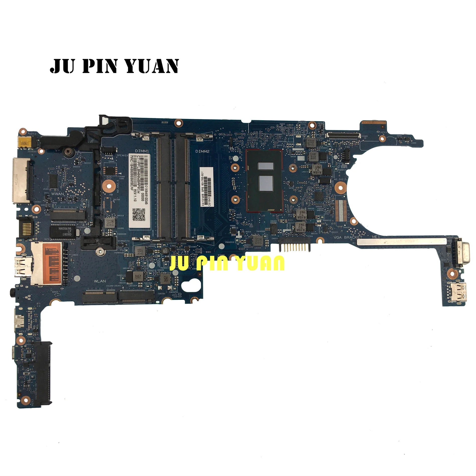 

For HP EliteBook 820 G3 HSTNN-I42C Laptop Mainboard 831765-601/501/001 With i7-6600U CPU DDR4 6050A2892301-MB-A01 Fully Tested