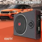 600 Вт, автомобильный ультратонкий сабвуфер, активный динамик под сиденьем, усилитель мощности, автомобильный аудио динамик, усилитель стерео динамика