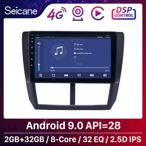 Автомагнитола Seicane, мультимедийный проигрыватель, GPS, для Subaru Forester 3 2007-2013, для Subaru Impreza 2007-2011