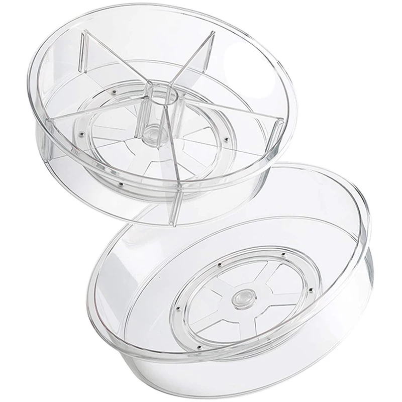 

Вешалка для специй вращающаяся на 13,8 градусов, 2 упаковки, органайзер пластиковый прозрачный для шкафа, поднос для хранения специй вращающи...