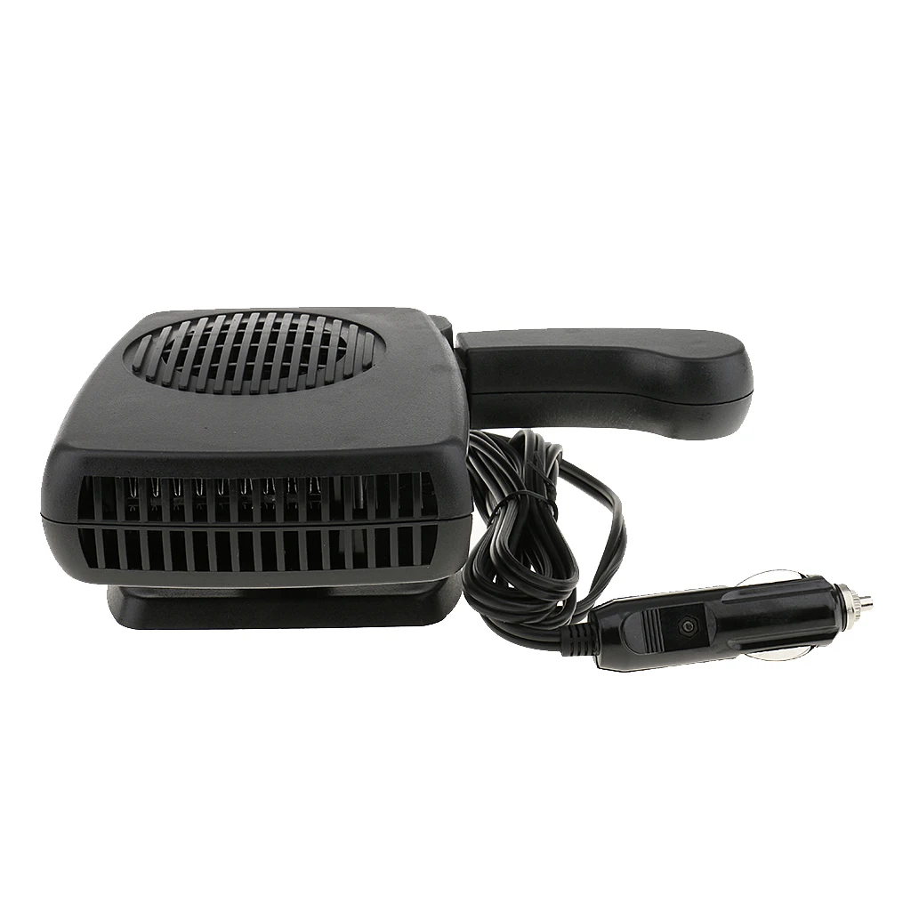 Портативный автомобильный разморозитель и 2 в 1 12 В Автомобильный Вентилятор