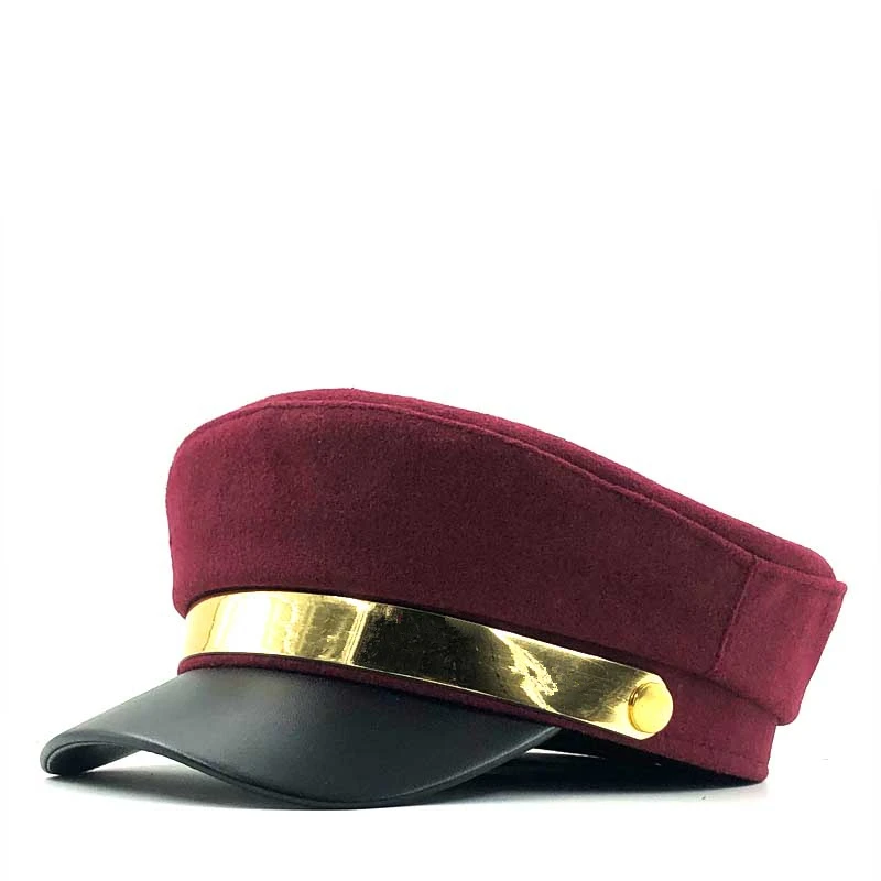 Горячая осень Восьмиугольные шляпы для женщин плоская бейсбольная Кепка в стиле