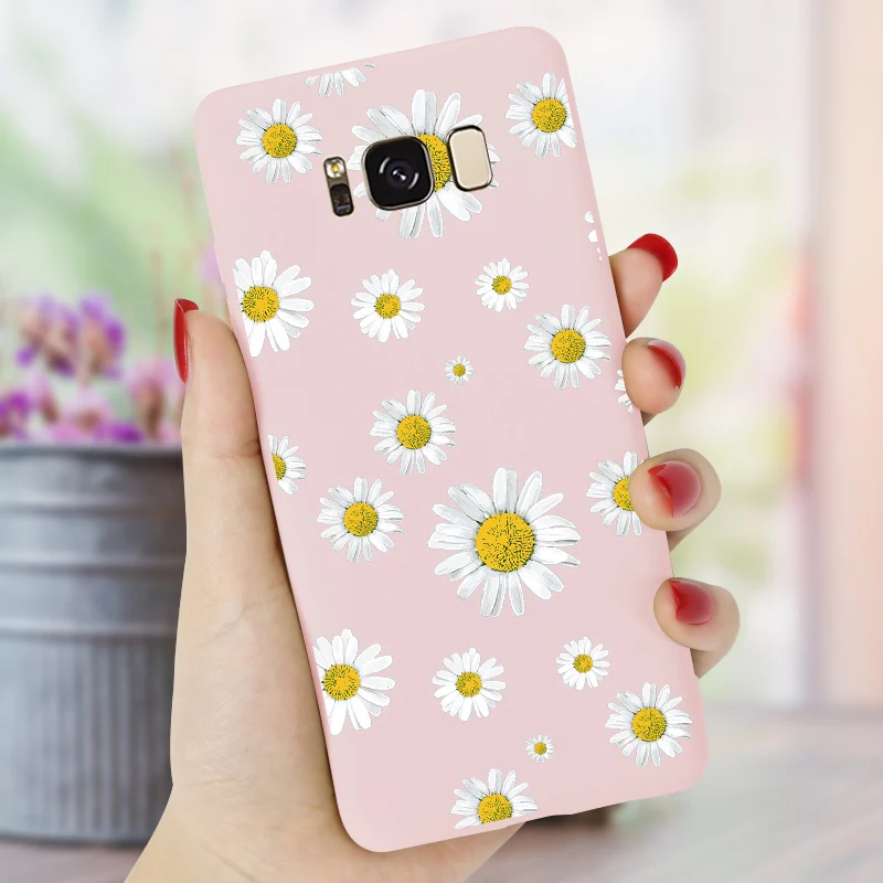 Мягкий Силиконовый ТПУ чехол с цветочным рисунком для Samsung Galaxy A7 A6 A8 + Plus 2018 M11 M21 M30s