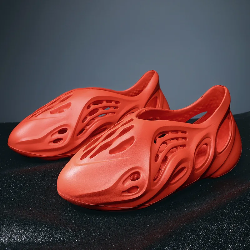 

2021 Summer Casual Shoes Men Sandals Soft Mesh Couple Beach Slippers Foam Runners Comfort Flip-flops Slipper Men Swimming Sandal