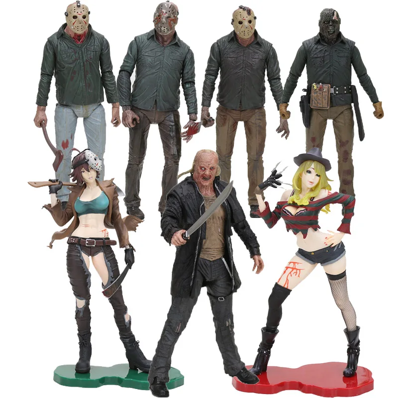 " NECA фигурка Фредди Джейсон пятница 13-я последняя часть Jason Voorhees игра NECA фигурка подарки на Хэллоуин