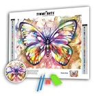 5D полностью круглая алмазная живопись сделай сам, животное, Бабочка, мозаика, алмазная вышивка, Декор, домашняя картина Стразы ручной работы