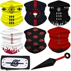 Комплект Аниме Наруто Косплей Маска кунай повязка на голову Shuriken аксессуары в стиле ниндзя Uzumaki Kakashi экшн-фигурка реквизит Одежда детские игрушки