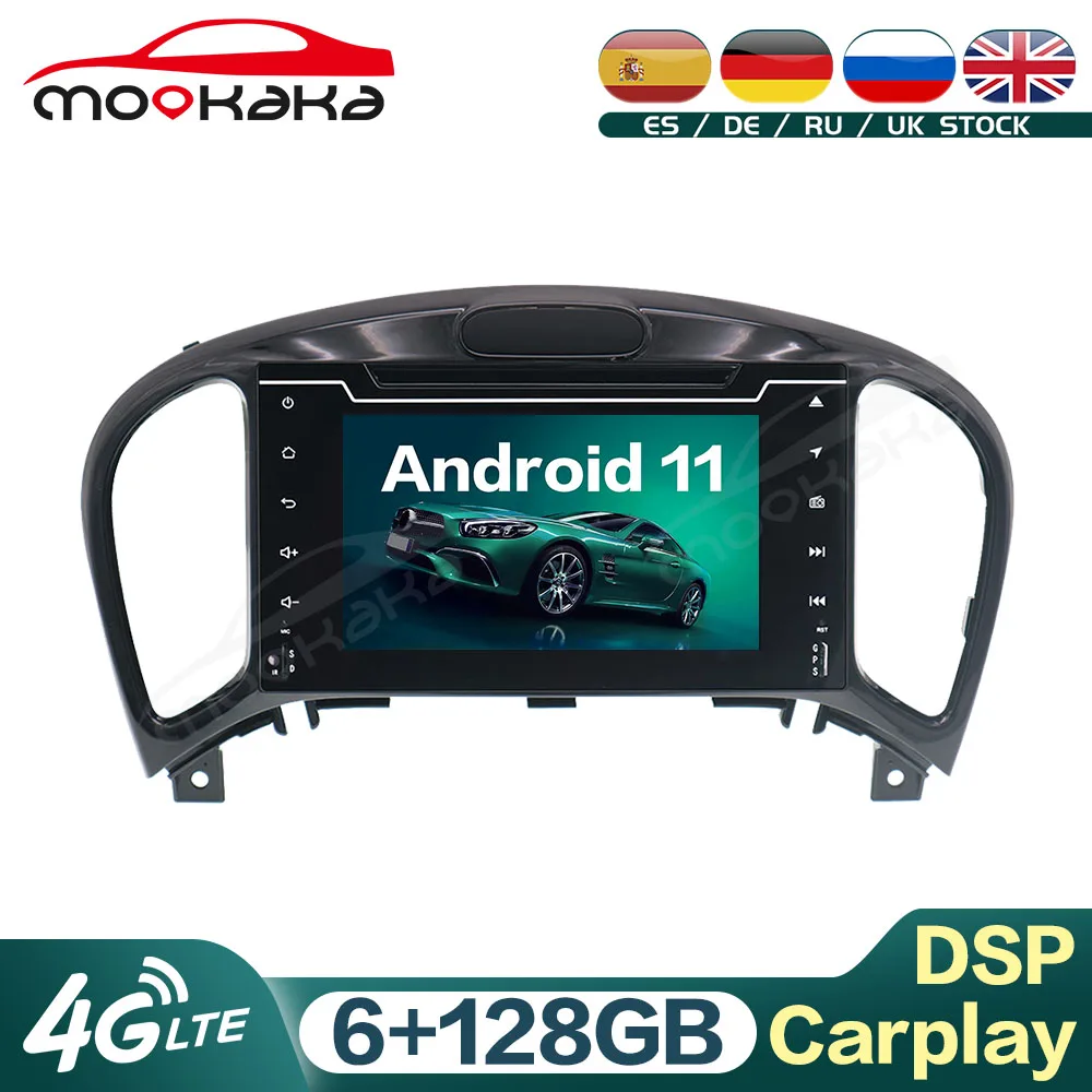 

For Nissan Juke 2011-2017 Android 11 6G+128GB Car Multimedia Player Auto Radio GPS Navigation Audio Stereo Head Unit Carplay DSP