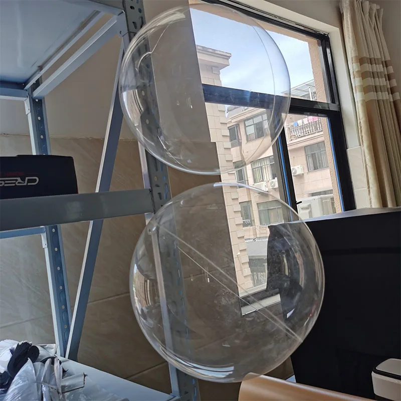 Globo de burbujas transparente para decoraci&oacute;n de fiestas, globo Bobo transparente de 8, 10, 12, 16, 18, 20, 24, 36 pulgadas, para Navidad y boda, 100 unids/paquete-1