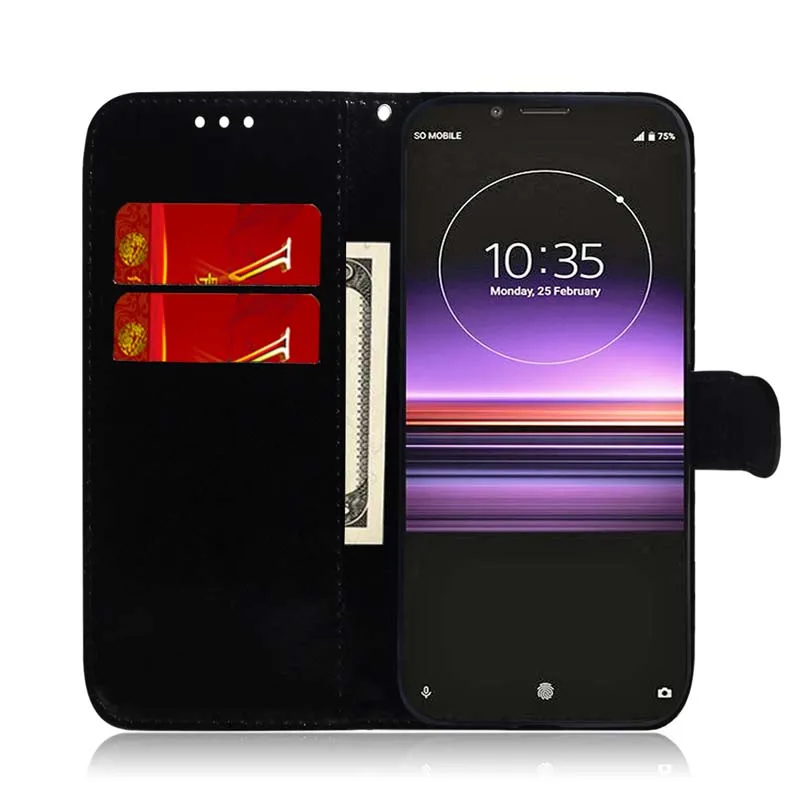 Новинка 2019 флип кейсы для Sony Xperia 1 5 20 чехол мобильного телефона кожаный бумажник с