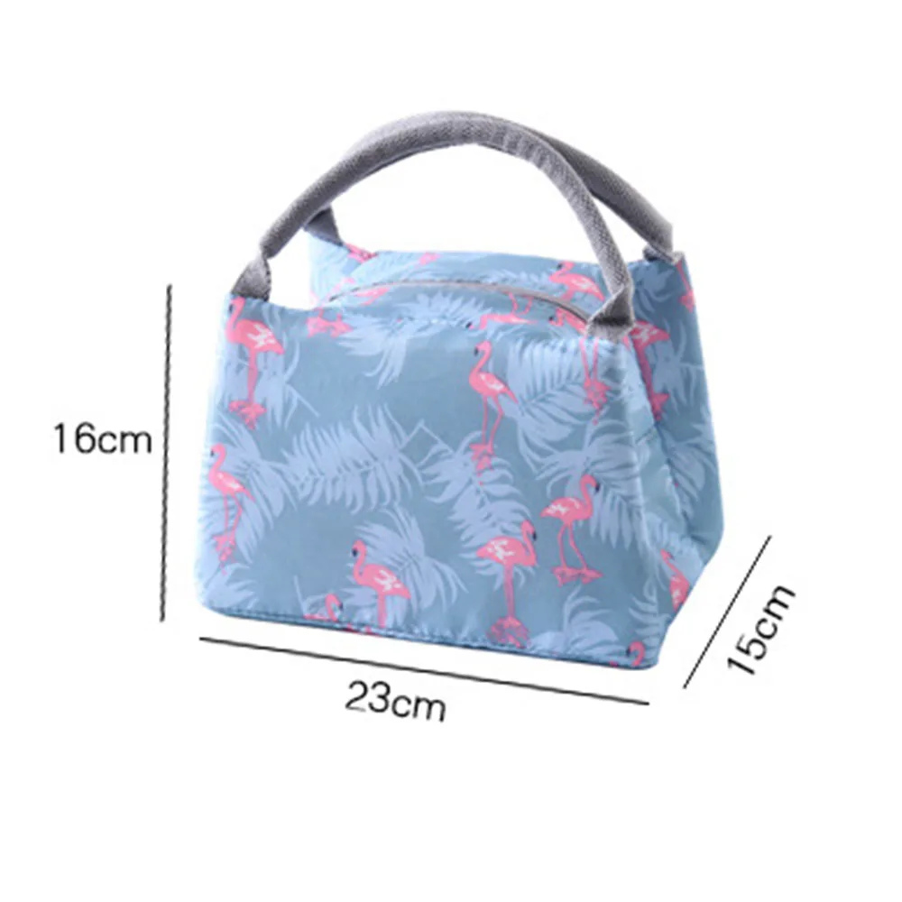 

Canvas Picnic Insulated Case Carry Portable Lunch Bag