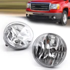 Противотуманные фары для переднего бампера Areyourshop, фары дальнего света для GMC Sierra 2007-2013 Втпрозрачные Автомобильные противотуманные фары, аксессуары, детали