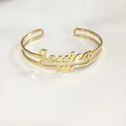 Персонализированный двухслойный браслет с сердцем и именем на заказ, браслеты на заказ для женщин и мужчин, Рождественская бижутерия из нержавеющей стали, подарок