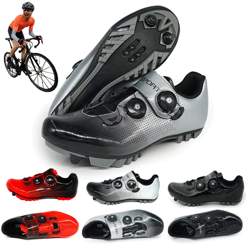 

High-quality Lightweight Cycling Shoes Men Professional Outdoor Sports Track Road Bike Shoes Women MTB Bike Self-locking Shoes