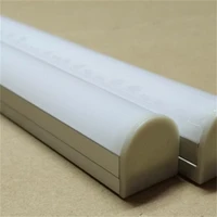 free shipping 60m30pcslot 2m per piece slim aluminum extrusion profiles for leds strips display with milkyclear cover