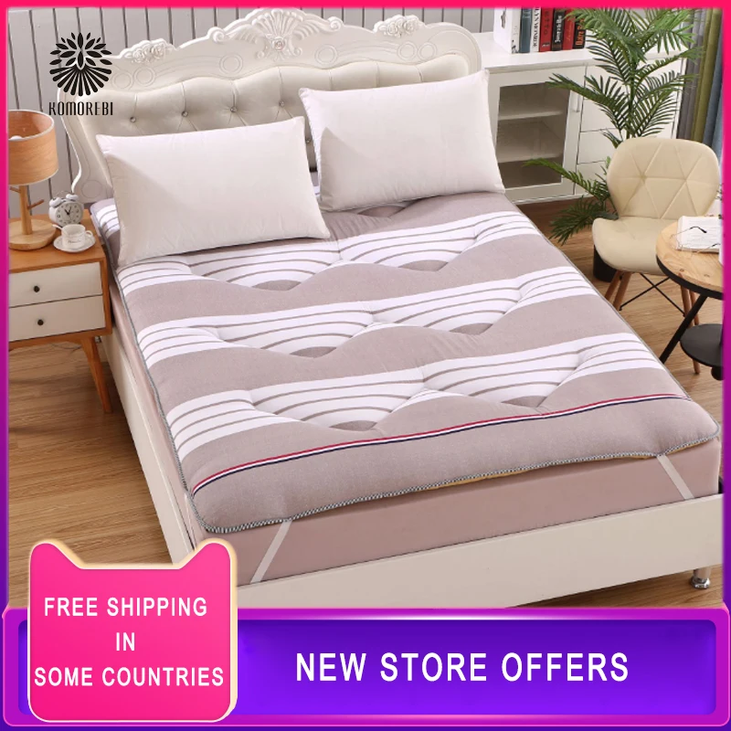 저렴한 미끄럼 방지 가벼운 매트리스 가정용 호텔 침구 보호 패드, 학생 접이식 다다미 바닥 바닥 수면 매트