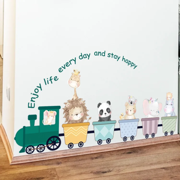 Новые Мультяшные экспорт наклейки на стену Модное искусство украшение детской