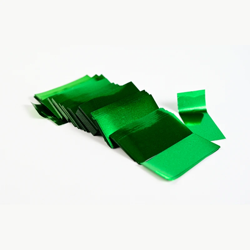 1 кг/лот цвета: золотистый серебристый Зеленый Конфетти Бумага этап машина