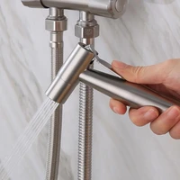 handheld toilet bidet sprayer set kit stainless steel hand bidet faucet for bathroom hand sprayer shower head self cleaning