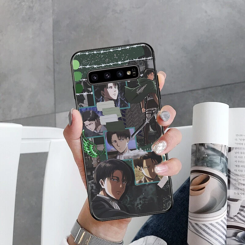 

Anime Attack On Titan Levi Ackerman Phone Cases For Samsung Galaxy S20 Ultra S20 Plus S10 S9 S8 Plus S7 Edge S21 Plus