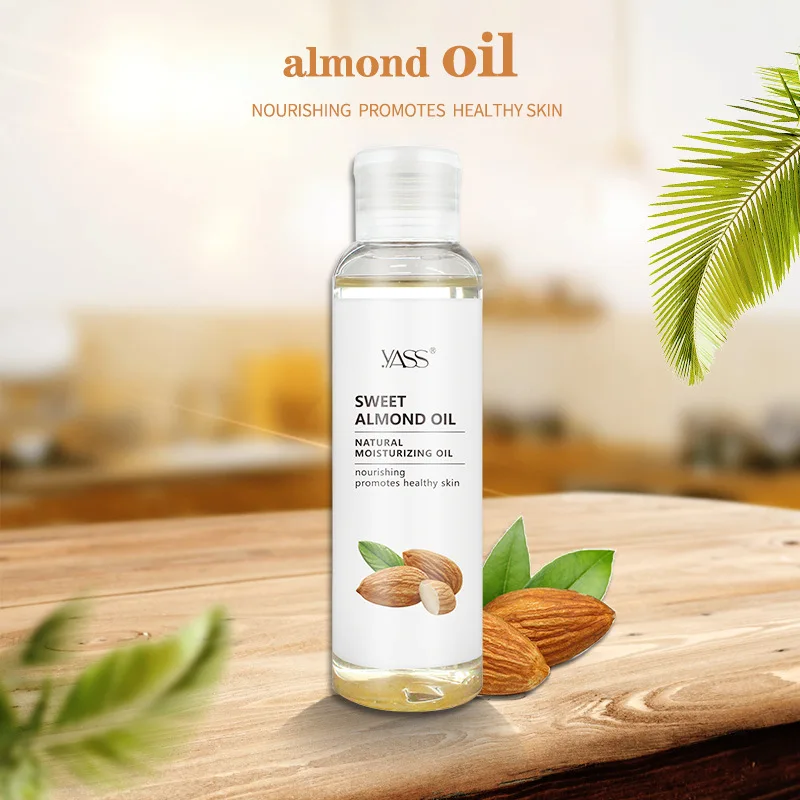 

100% Cold Pressed Pure Organic Sweet Almond Oil Coconut Oil Moisturizing Essential Body SPA Massage Oil Nourishing Skin Care